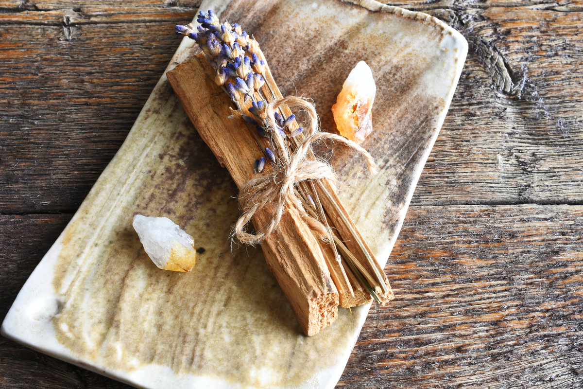 Palo Santo Smudge Sticks and Healing Crystals